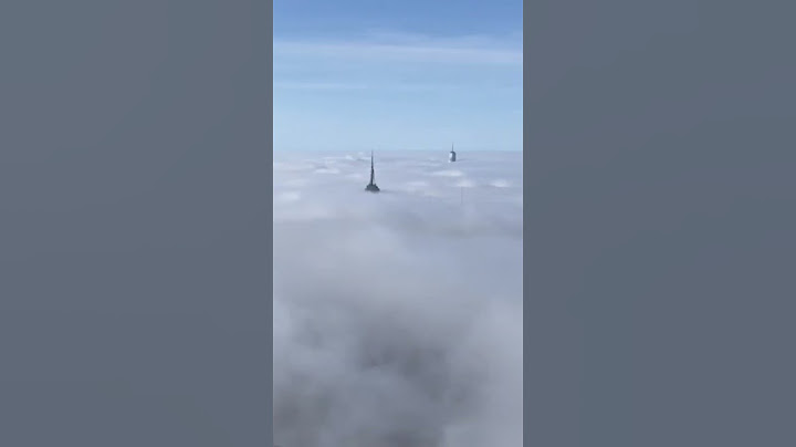 The space between heaven and earth is above the clouds...