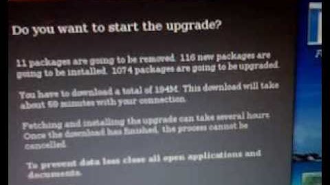 Ubuntu 9.04 upgrade procedure