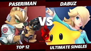 Kagaribi 10 - Paseriman (Fox) Vs. Dabuz (Olimar, Rosalina) Smash Ultimate - SSBU