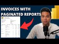 Create invoices dynamically using paginated reports in power bi  beginners guide to power bi