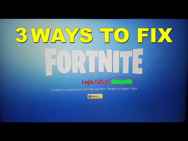 SOLVED] Unable to connect to Fortnite servers