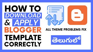 How To Download & Apply Blogger Theme In Telugu | Apply Blogger Theme Correctly In Telugu | Telugu screenshot 3