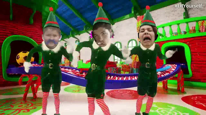 Check out my ElfYourself dance - Happy Holidays !