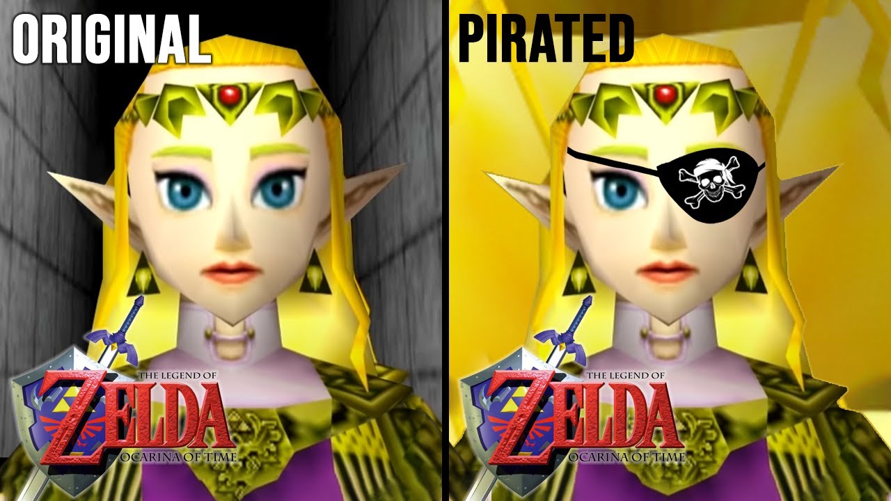 OoT] Did you know that Ocarina of Time has some hilarious piracy measures?  If the N64 detects your game is pirated, Zelda abandons you in the escape  from Ganon's castle, and has