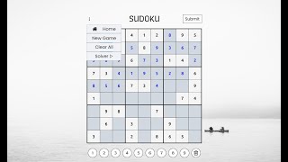 Sudoku game in JavaScript with source code download | Source Code & Projects screenshot 3