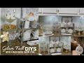 DIY Coffee Station two Tiered Mirror Stand | Thrift Store DIYS| Elegant Kitchen Decorating Ideas