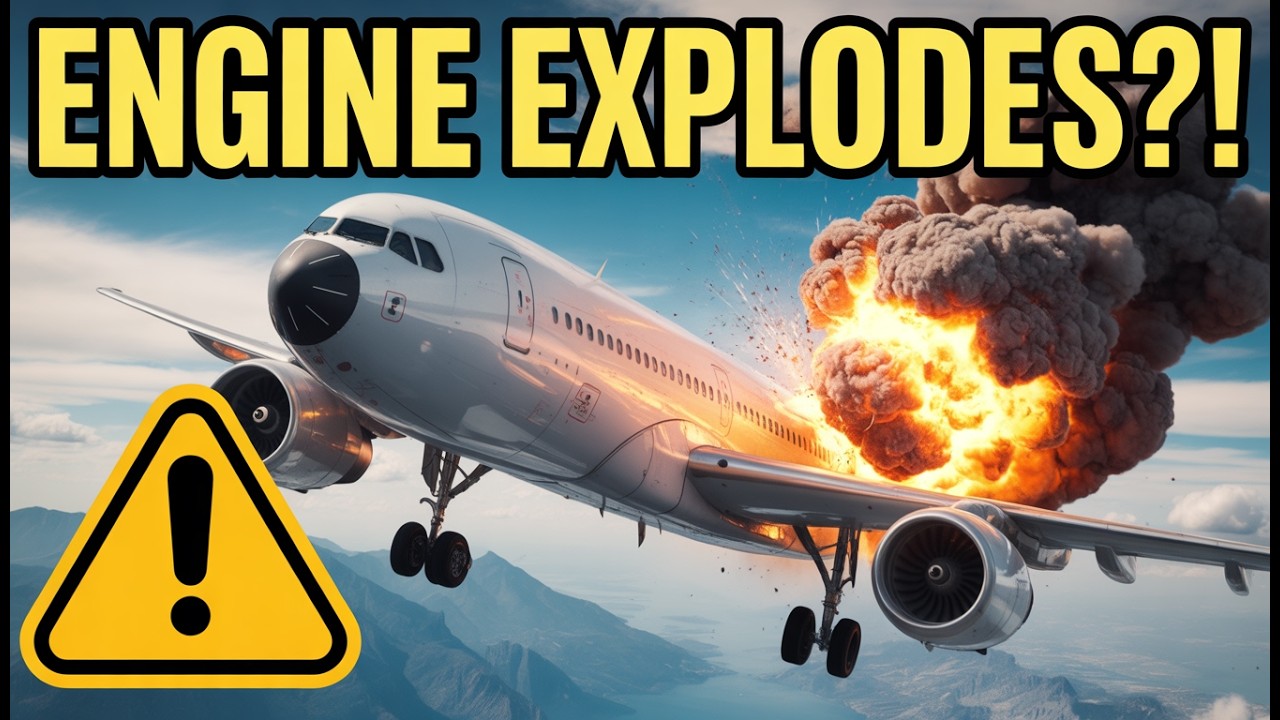 Plane Engine Explodes What Happens If a Plane Engine Explodes Mid-Air?! 😳🔥 - YouTube