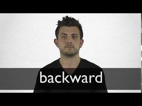 How to pronounce BACKWARD in British English