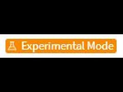 Roblox Experimental Mode 2020