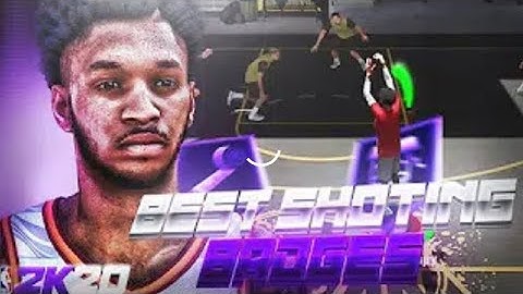 THE BEST SHOOTING BADGES AND JUMPSHOT IN 2K20! NEVER MISS AGAIN WITH THESE BADGES NBA 2K20!