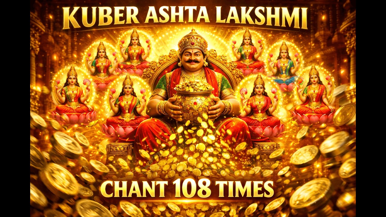 Kubera Ashta Lakshmi Mantra (108 Chants) | Attract Wealth, Prosperity & Abundance