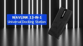 Triple Monitor Setup Made Easy! WAVLINK WL-UG69PD25 PRO Docking Station – 2x DP + 3x HDMI