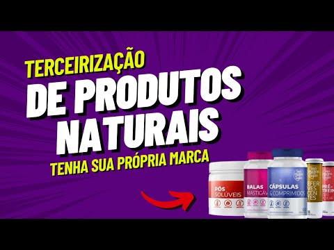 Marca própria de encapsulados e produtos naturais