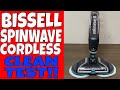 Bissell Spinwave CORDLESS Review - Information & How good does it clean? Ketchup Juice Syrup Sauce