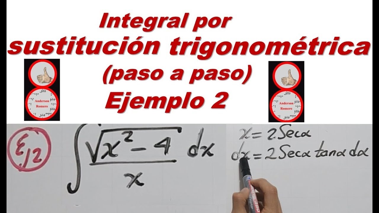 Integral Raiz De 4 X 2