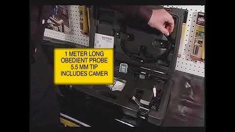 The General DCS1600 High Performance Recording Video Borescope System