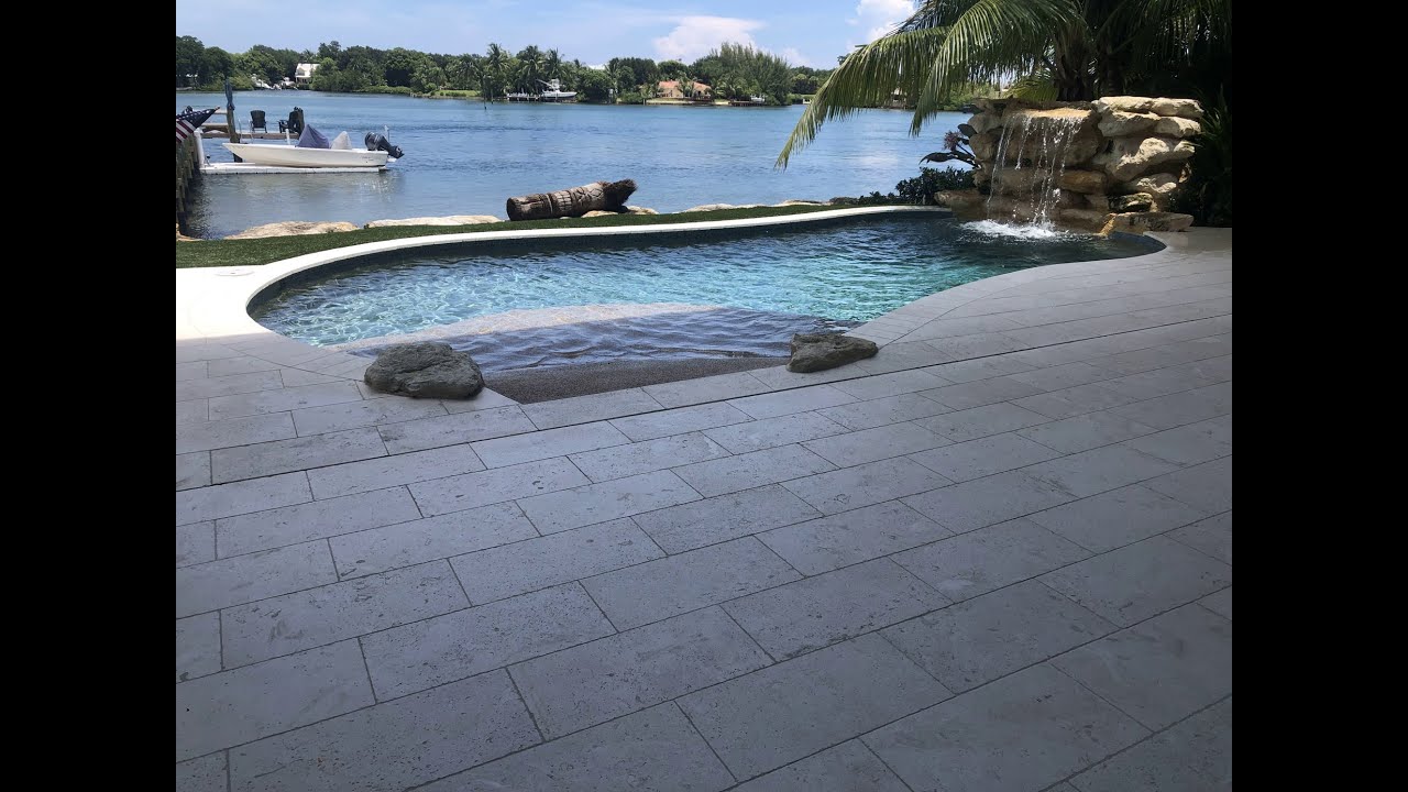 Sealing Travertine Chandler, AZ. Non Slip for Travertine Pool Deck
