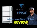 Bluetti ep800 wholehome solar inverter with battery storage review