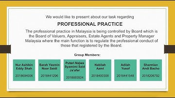 RES614 - Professional Practice of a Valuer