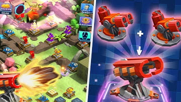 Turret Merge Defense Gameplay (by mobirix) | Android