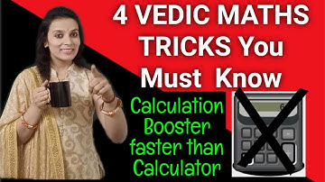 4 Calculation Booster Tricks For Fast Calculation | VEDIC MATHS Tricks | Maths tricks | Speed Maths