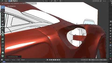 Modelling Ferrari 488 GTB 3D Car Modeling Timelapse || More details  part 5