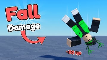 How To Make FALL DAMAGE in ROBLOX STUDIO