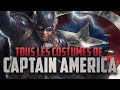 Tous les costumes de captain america