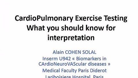 How to Optimally Interpret a Cardio-pulmonary Exercise Test Report? | Alain Cohen-Solal