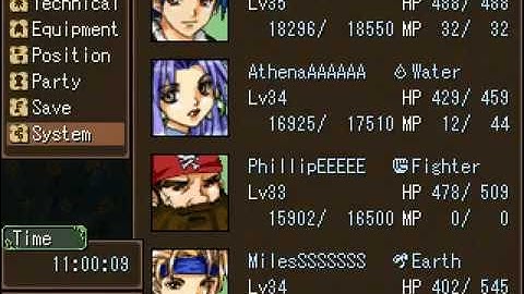 Everlasting Journey - System switching in-menu (DynRPG)