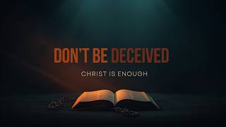 DON’T BE DECEIVED: CHRIST IS ENOUGH | Bible Study | The Ven. Dr. Oluwafisayo Adebiyi | 12 Aug 2026