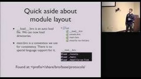 A Bro script case study