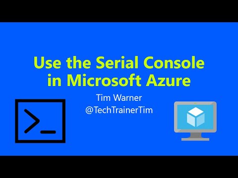 Use the Serial Console in Microsoft Azure