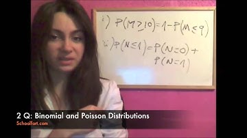 Binomial and Poisson Distributions Exam Question | A Level Maths (Statistics 2 Module)