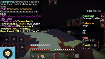 CosmicPE [Lava] Hacker Kill Aura and Fly Pvping in End