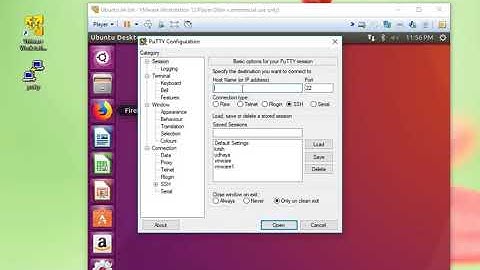 connecting unix via putty