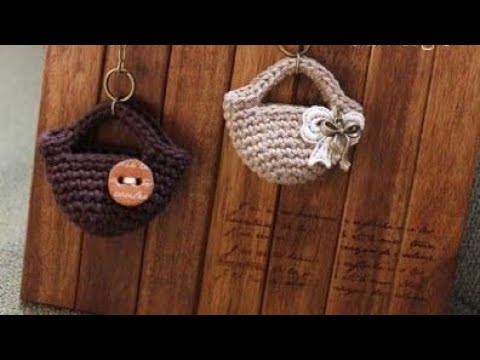 #amigurumi Bebekler İçin  Çanta- Midye Çanta Modeli