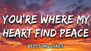 You're Where My Heart Find Peace ❤️|English Remtanic song lyrics|#lyrics #english #songlyrics#music  screenshot 1
