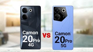 Tecno Camon 20 Pro 4G vs Tecno Camon 20 Pro 5G