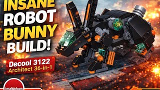 This BLACK Mecha Bunny Is Crazy Cool! 😱🐰 Decool 36-in-1 Build #imalidotcom
