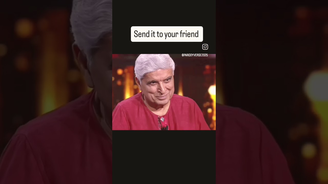 javed and farhan akhtar on kbc dark joke meme 