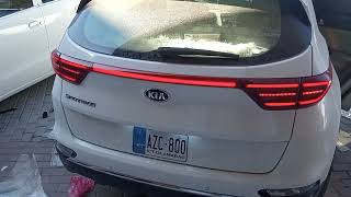 kia sportage backlight back garnish led with multiple functions