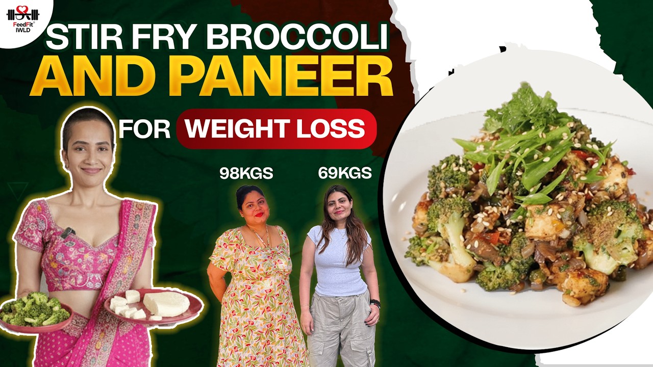 Stir Fry Broccoli and Paneer Recipe | Weight Loss Recipes | Indian Veg Diet by Richa