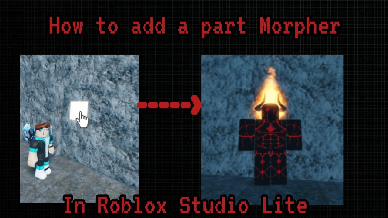 How to add Morphing in Roblox Studio Lite 