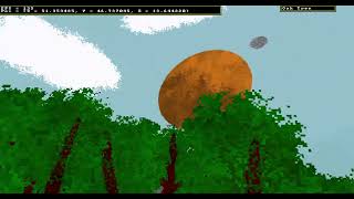 Daggerfall-like RPG Forest Walk and Flyover