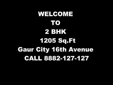Gaur City 16th Avenue Resale Flat Available 1205 Sq.ft. 2 BHK + Study