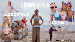 Summer Vlog  ☆ Launching my brand, Figure Skating, and more
