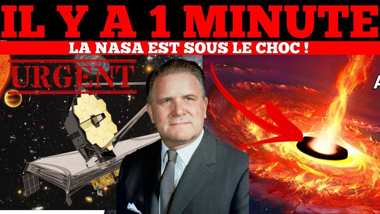 IL Y A 1 MINUTE ! Le télescope James Webb révèle une découverte inimaginable !