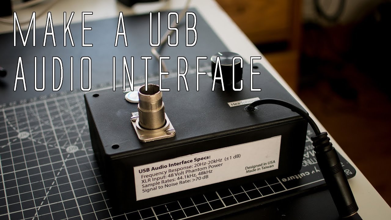 Diy Usb Audio Interface With Phantom Power Youtube