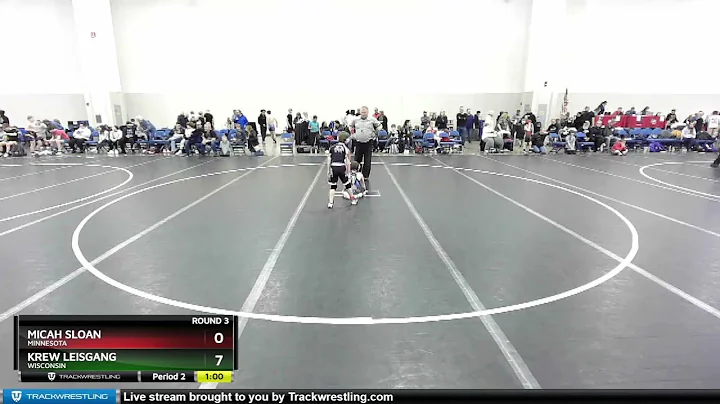 70 Lbs Round 3 - Krew Leisgang, Wisconsin Vs Micah...